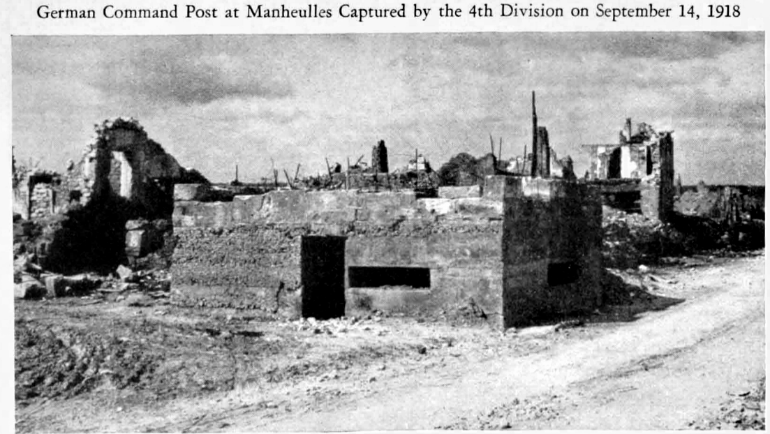 German CP Manheulles when first captured in Sept