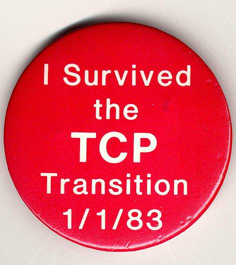 Button, I survived the TCP Transition 1/1/83